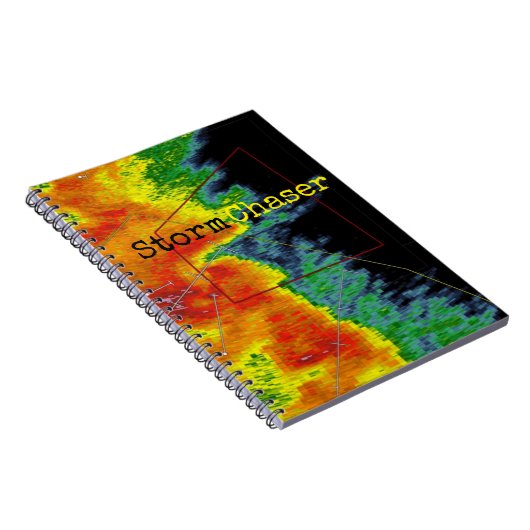 Carnet Image de radar de chasseur de tempête (Côté Droit)