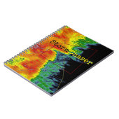 Carnet Image de radar de chasseur de tempête (Côté gauche)