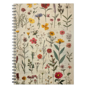 Carnet Image de style victorien Herbarium