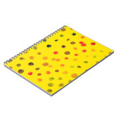 Carnet Image dessinée à la main Abstraite avec points mul (Côté gauche)