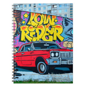 Carnet Image détaillée du dessin de graffiti. Conceptuel