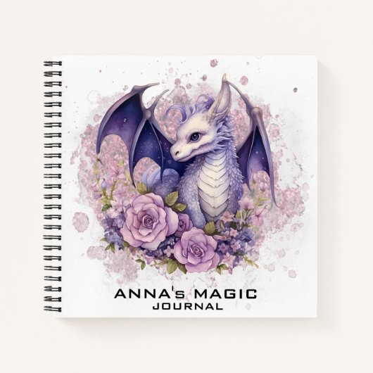 Carnet *~* Image Droit Attraction Bébé mignon Dragon AP85 (Devant)