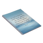 Carnet Image du verset biblique Jean 3:16 (Côté Droit)