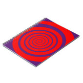 Carnet image hypnotique rouge (Côté gauche)