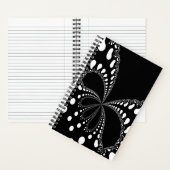 Carnet Image papillon stylisée (À l'intérieur)