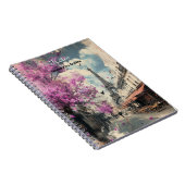 Carnet Image romantique de Paris avec la tour Eiffel (Côté Droit)