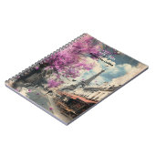 Carnet Image romantique de Paris avec la tour Eiffel (Côté gauche)