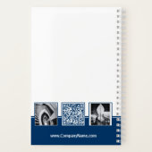 Carnet Images personnalisées promotionnelles Blue White C (Verso)