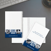 Carnet Images personnalisées promotionnelles Blue White C