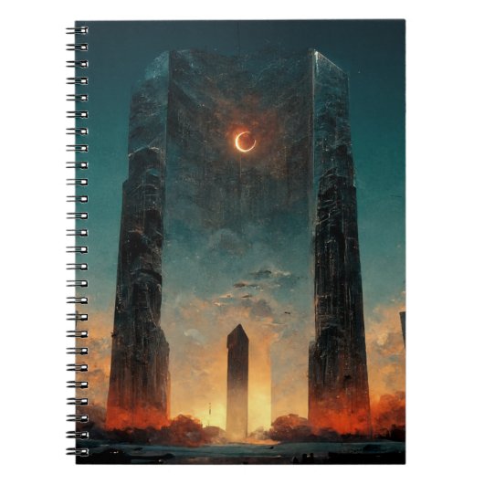 Carnet Imaginaire Black Gate Sci-Fi Art (Devant)