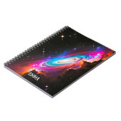 Carnet Imaginaire céleste Trou noir Nom personnalisé (Côté gauche)