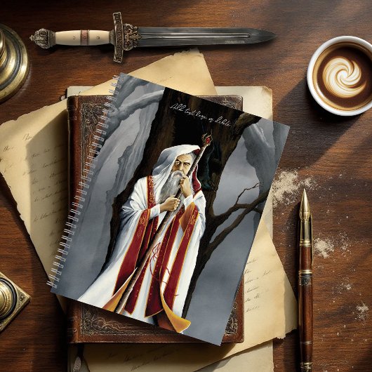 Carnet Imaginaire de l'arbre de chêne de l'Assistant Blan