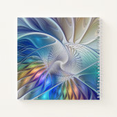 Carnet Imaginaire Floral, Art Fractal Abstrait Nom Flower (Dos)