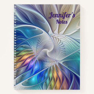 Carnet Imaginaire Floral, Art Fractal Abstrait Nom Flower
