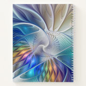 Carnet Imaginaire Floral, Art Fractal Abstrait Nom Flower (Dos)