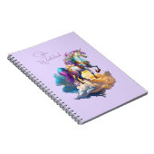 Carnet Imaginaire magique Unicorne Nuages Romance Anniver (Côté Droit)
