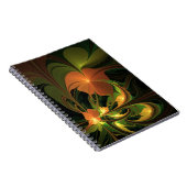 Carnet Imaginaire Plante Abstrait rouille verte Brown fra (Côté Droit)