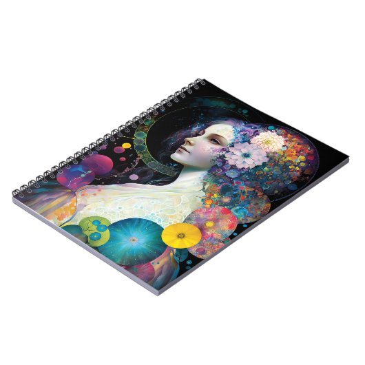 Carnet Imaginaire Surreal Cosmic femme déesse (Côté gauche)