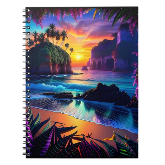 Carnet Imaginaire Tropical Beach Trois (Devant)