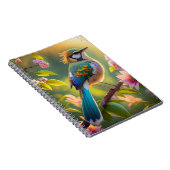 Carnet Imaginaire Turquoise à ailes vert (Côté Droit)