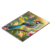 Carnet Imaginaire Turquoise à ailes vert (Côté gauche)