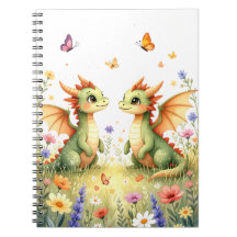 Carnet Imaginaire Twin Baby Dragons