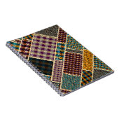 Carnet Imitation du motif de patchwork indien avec textur (Côté Droit)