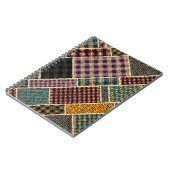 Carnet Imitation du motif de patchwork indien avec textur (Côté gauche)