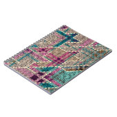 Carnet Imitation du motif de patchwork indien avec textur (Côté gauche)