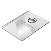 Carnet Immobilier Argent Élégant (Côté gauche)