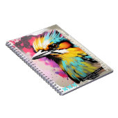 Carnet imparfait - Oiseau de collage (Côté Droit)