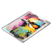 Carnet imparfait - Oiseau de collage (Côté gauche)