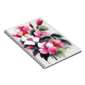 Carnet Impatiens - Fleurs aquarelles (Côté Droit)