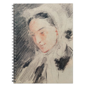 Carnet Impératrice Eugénie (craie noire et rouge)