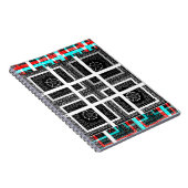 Carnet Impression À damiers Motif (Côté Droit)