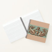 Carnet impression à deux griffins (Intérieur)