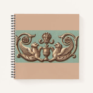 Carnet impression à deux griffins