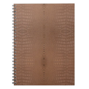 Carnet Impression Alligator Brown