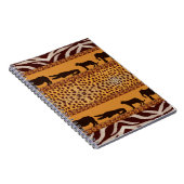 Carnet Impression animale de motif de guépard africain tr (Côté Droit)