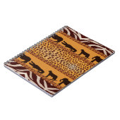 Carnet Impression animale de motif de guépard africain tr (Côté gauche)