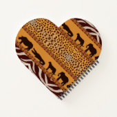 Carnet Impression animale de motif de guépard africain tr (Dos)
