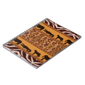Carnet Impression animale de motif de jaguar africain tri (Côté gauche)