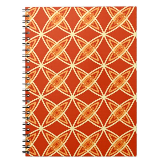 Carnet Impression atomique moderne du milieu du siècle - (Devant)