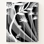 Carnet Impression botanique en noir et blanc (Dos)