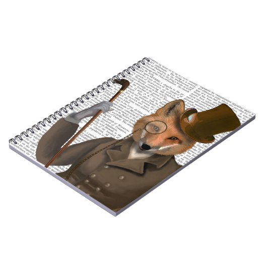 Carnet Impression Bounder Fox (Côté gauche)