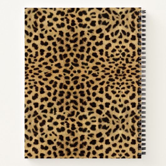 Carnet Impression Cheetah (Dos)