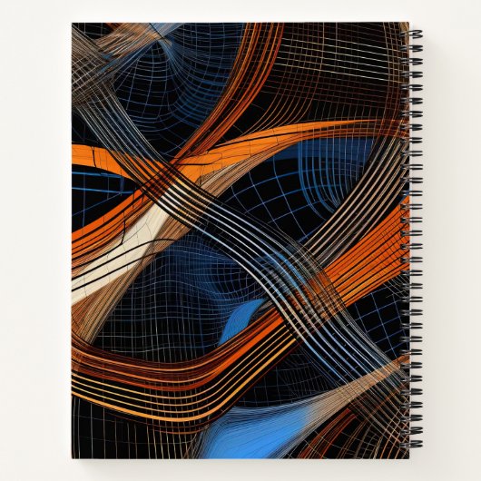 Carnet Impression d'art Abstrait (Dos)