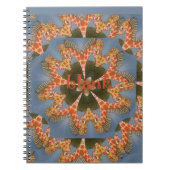 Carnet Impression d'art abstrait de girafe (Devant)