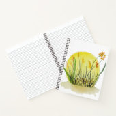 Carnet Impression d'art aquarelle Prairie Dorée (Intérieur)
