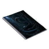 Carnet Impression d'art botanique sombre serpent gothique (Côté Droit)